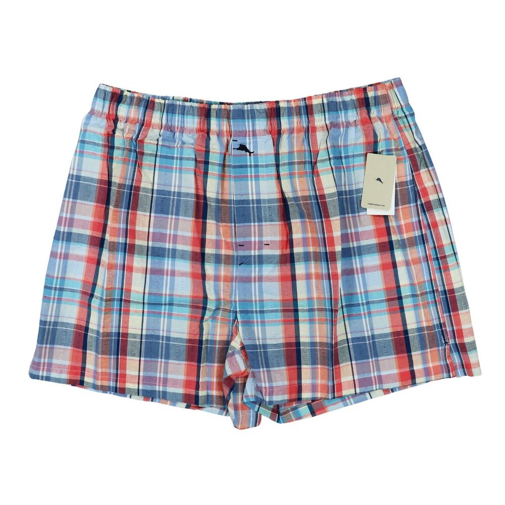 Tommy Bahama Sunset Plaid Boxer Shorts Island Washed 100% Cotton NWT